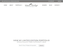 Tablet Screenshot of klaustiedge.com